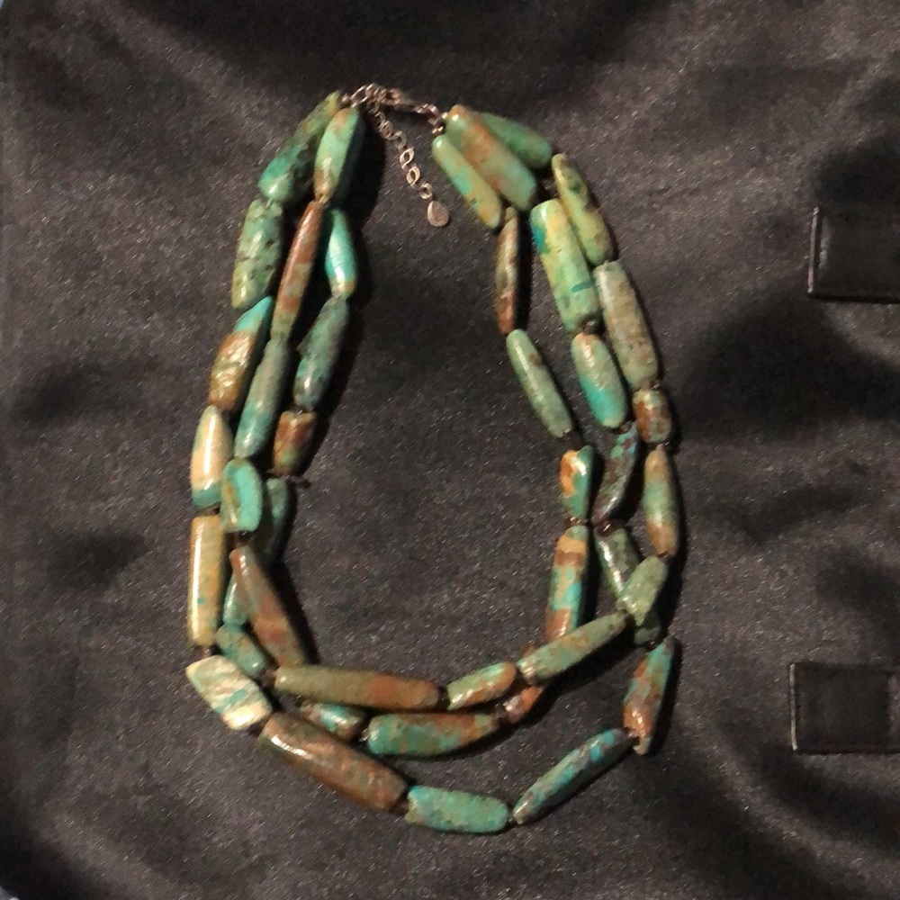 SALE 💰BARSE Genuine Turquoise Sterling Silver Necklace Taking it To Consignment